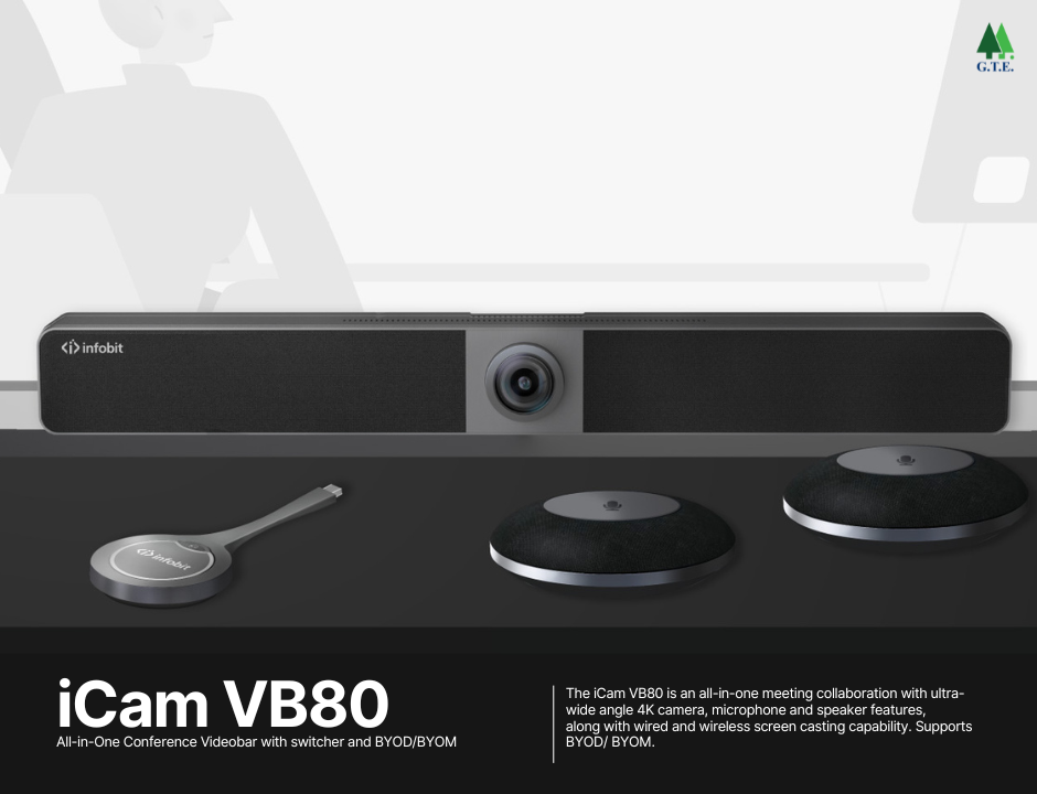 Infobit - iCam VB80 โซลูชันวิดีโอคอนเฟอเรนซ์ครบจบ